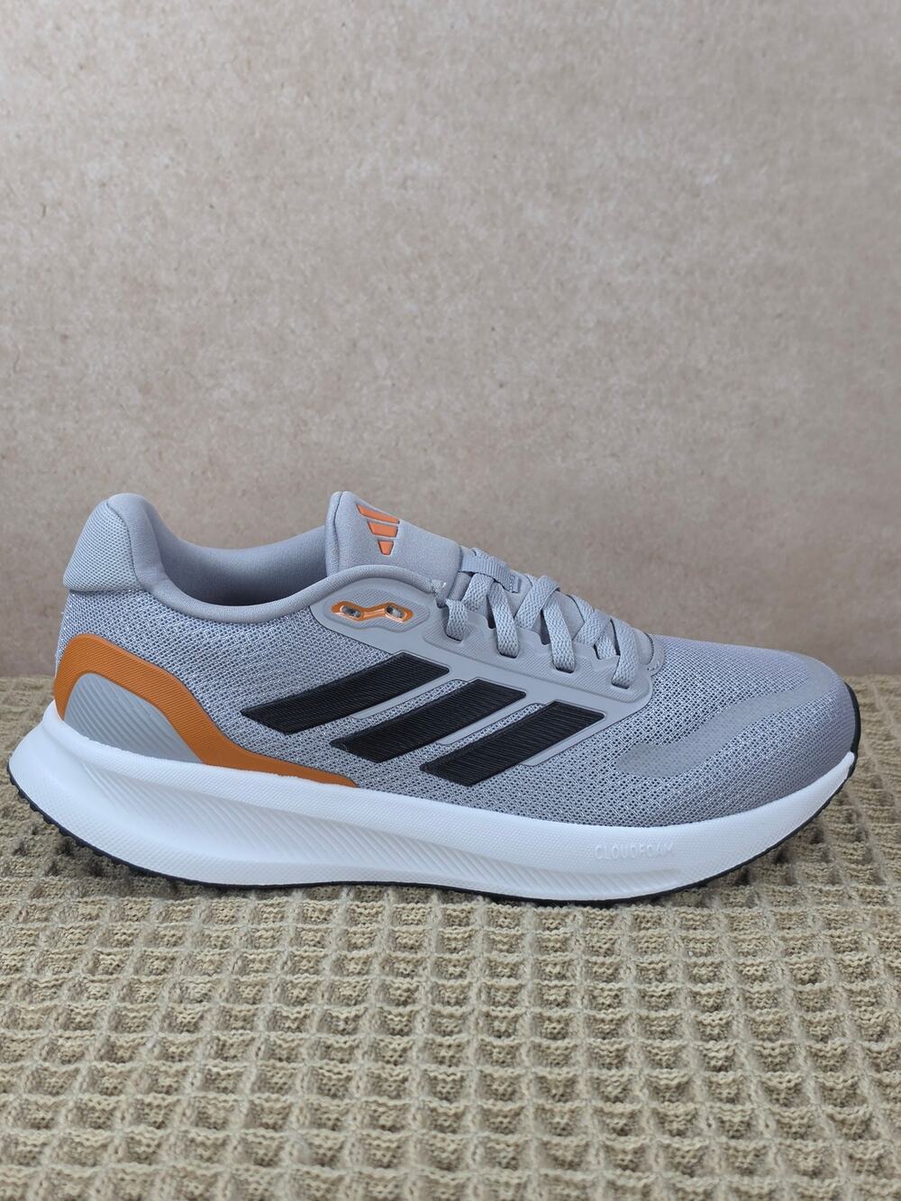 Adidas Runfalcon 5 JQ6978 Men’s 7 / Women’s 8 Gray Black Solar Orange – BNIB